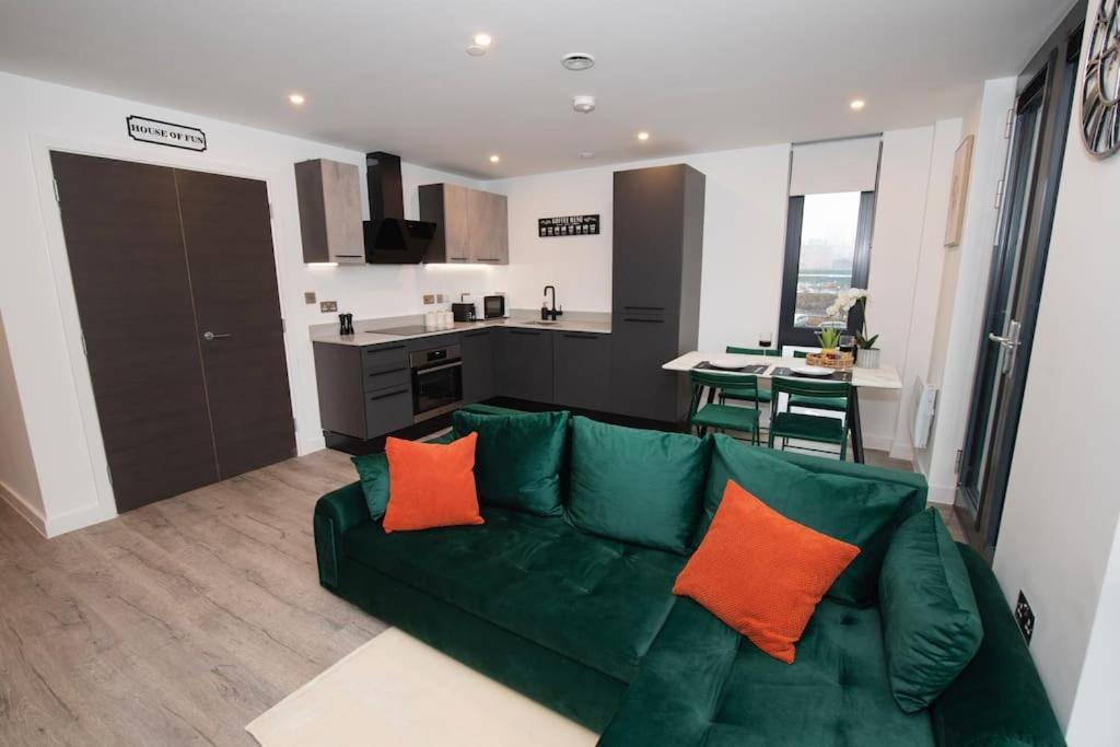 Deluxe 2 Bed York Flat With Gym Sleeps 6 Appartement Buitenkant foto