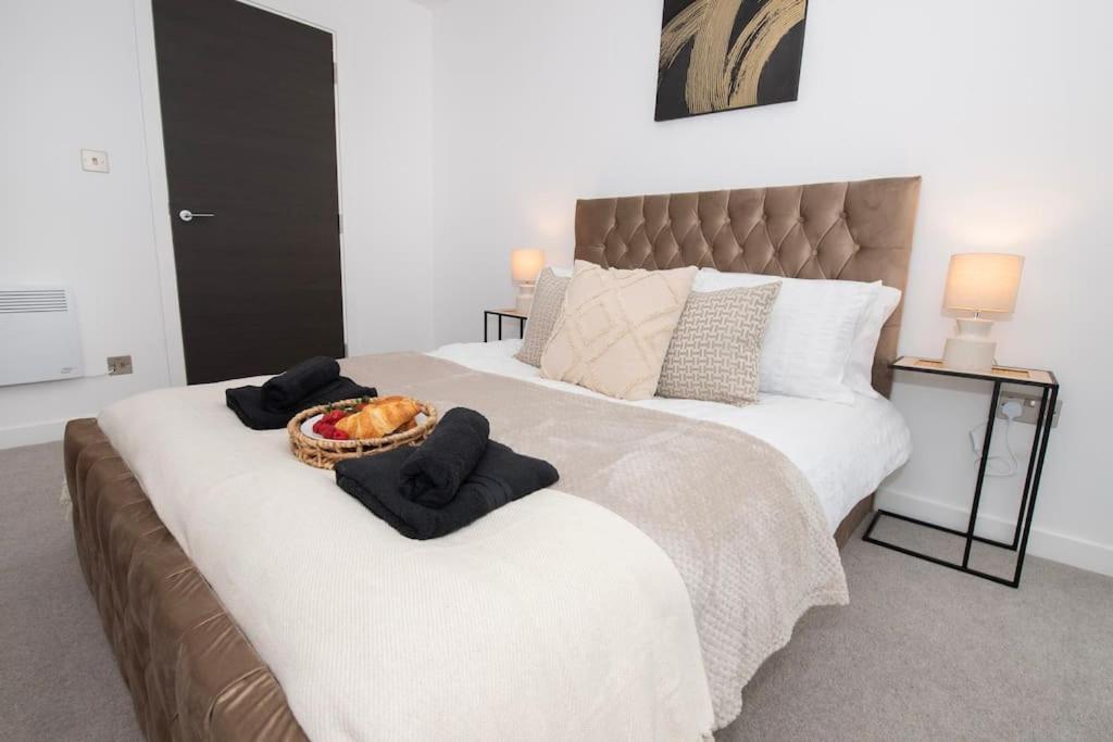 Deluxe 2 Bed York Flat With Gym Sleeps 6 Appartement Buitenkant foto